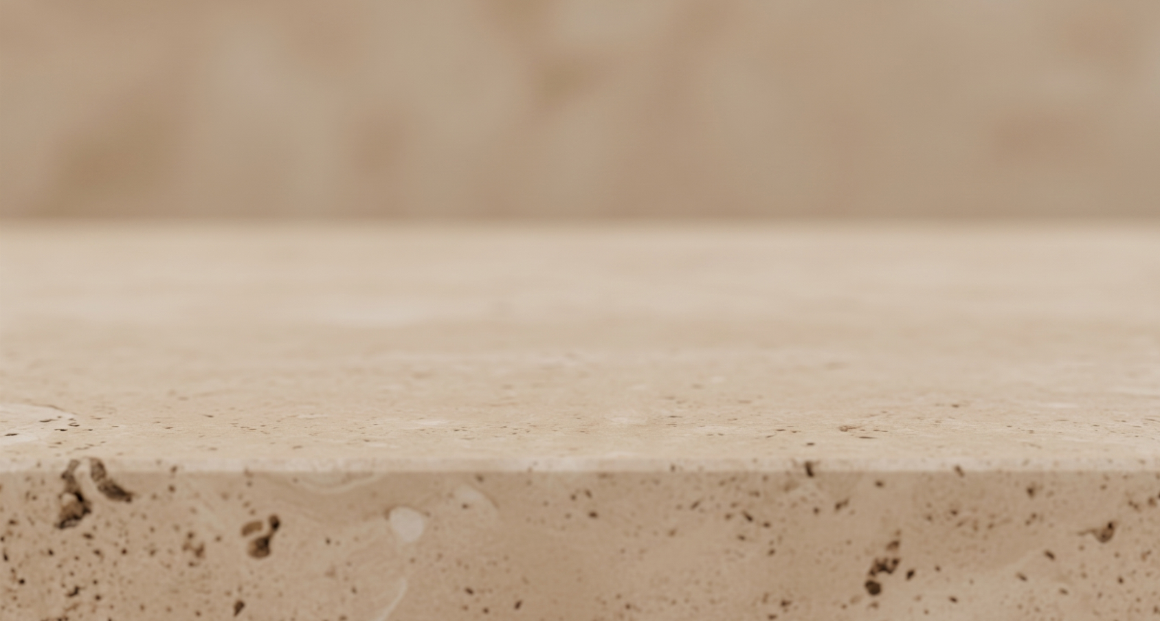 Beige travertine