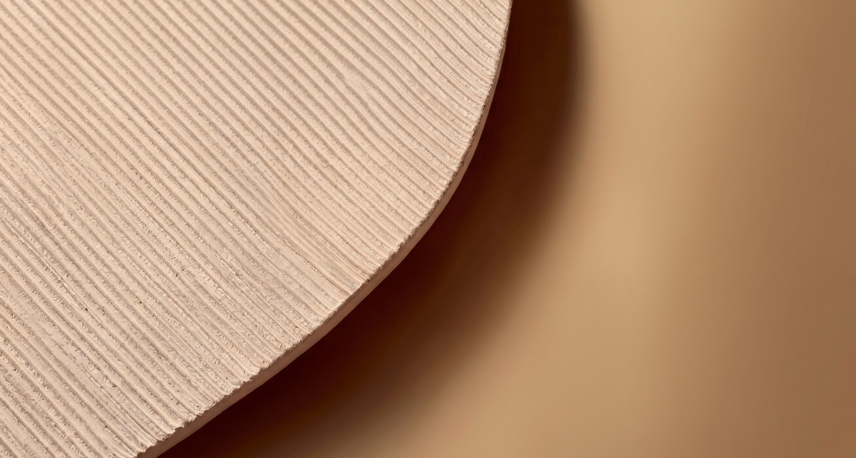 Beige with wooden structure