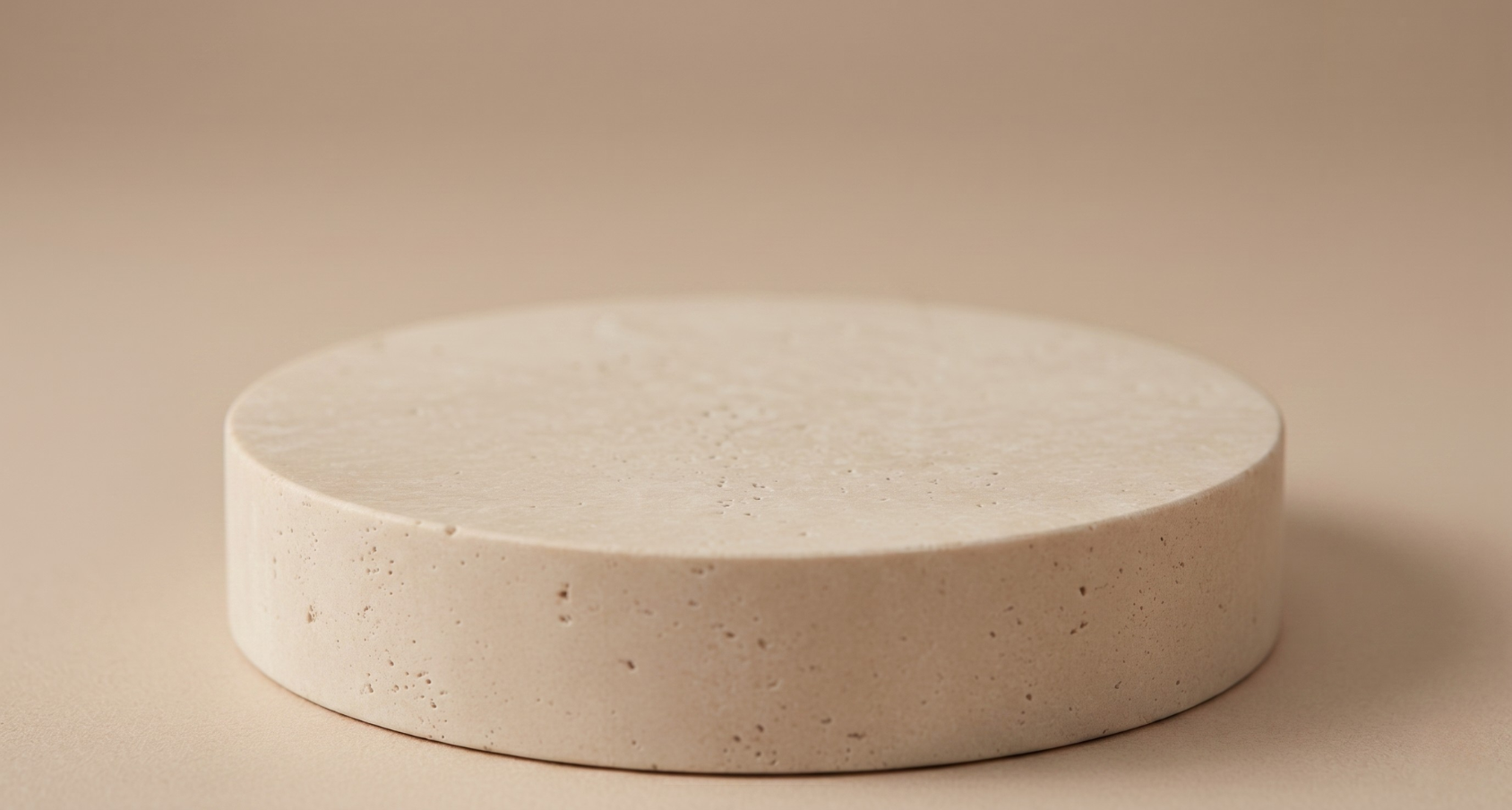Natural stone pedestal