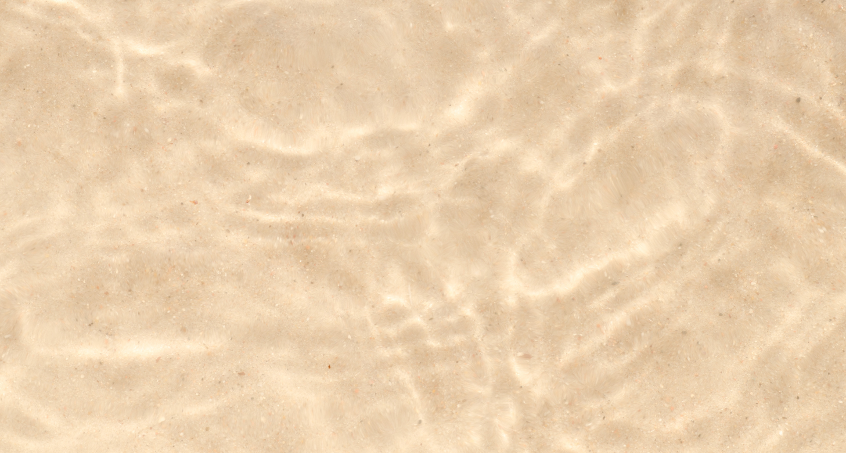 Sand under water